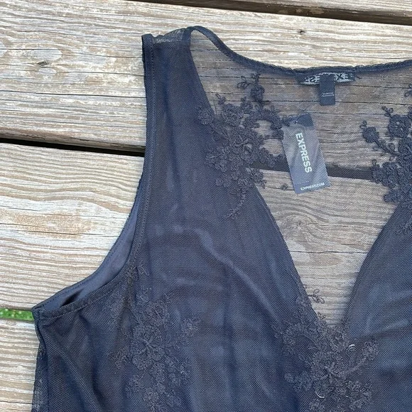 Lacey Black Romper by Express - Picture 12 of 16